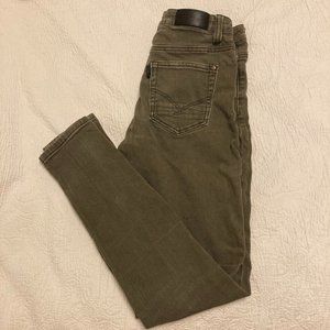 Stretchy Skinny Moto Style Jeans